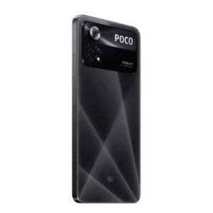 Parte trasera smartphone POCO X4 Pro 5G negro neón